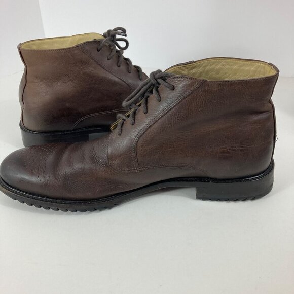 Mens Martin Dingman‎ Country Wear Handmade Leather Brown Chukka Boots 11D main image 9